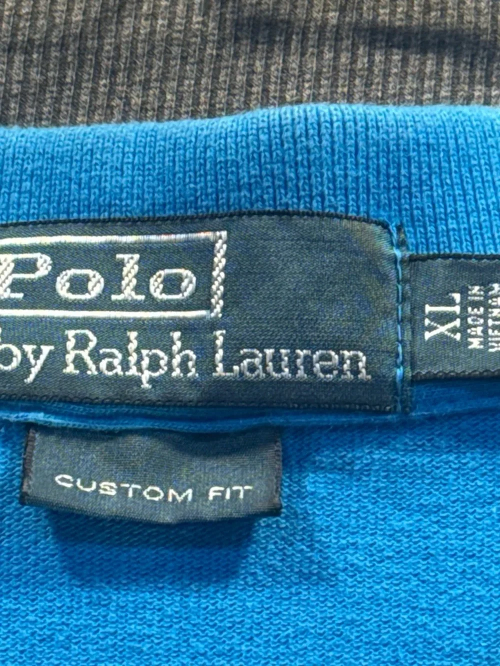 Ralph Lauren Men’s Bright Blue Polo with Yellow Pony